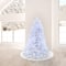 9ft. Pre-Lit White Artificial Christmas Tree, Dual Color® LED Lights